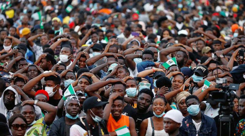 Protests in Nigeria. Photo: UN Human Rights