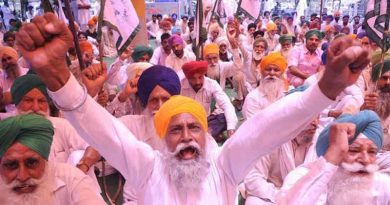 Punjab farmers protesting against the farm laws imposed by the Modi government. Photo: Shiromani Akali Dal