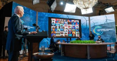 President Biden brought together 40 world leaders for the Leaders Summit on Climate on April 22, 2021 and announced an ambitious new goal of cutting U.S. greenhouse gas emissions in half by 2030. Photo: White House