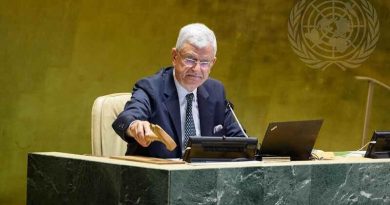 President of the 75th session of the United Nations General Assembly and the special session against corruption, Mr. Volkan Bozkır. Photo: UN General Assembly