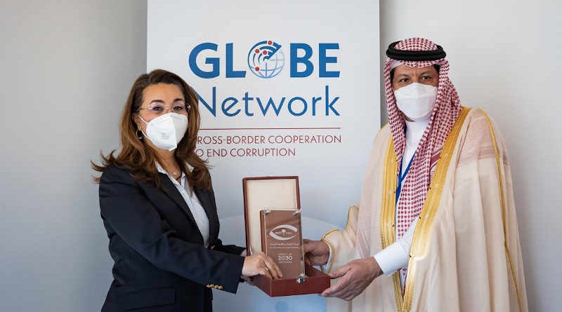 The launch event of Global Operational Network of Anti-Corruption Law Enforcement Authorities (GlobE Network) in New York on 3 June 2021. Photo: UNODC