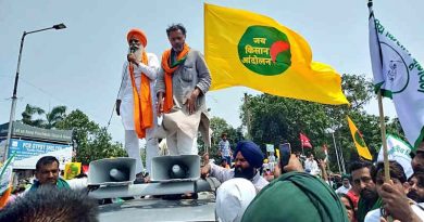 Farmers participating in the 'Save Farming, Save Democracy' march in India on June 26, 2021. Photo: Jai Kisan Andolan