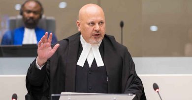 Mr Karim Asad Ahmad Khan QC taking his solemn oath as ICC Prosecutor on June 16, 2021. Photo: ICC-CPI