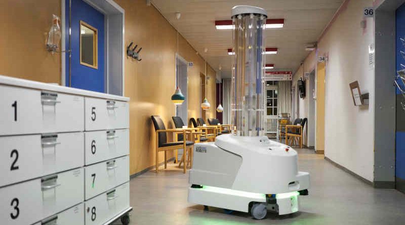 Disinfection Robot. Photo: European Commission