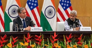 U.S. Secretary of State Antony Blinken with External Affairs Minister of India S. Jaishankar in New Delhi on July 28, 2021. Photo: U.S. Department of State (file photo)