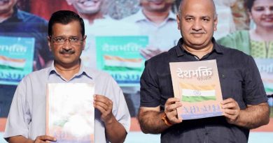 The chief minister (CM) of Delhi Arvind Kejriwal launching Deshbhakti Curriculum’ for school students on September 28, 2021 in New Delhi. Photo: Arvind Kejriwal / Twitter