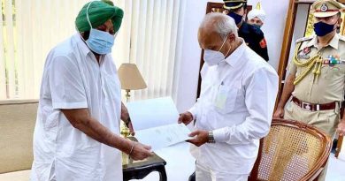 Punjab CM Amarinder Singh submitted his resignation to governor of the state on September 18, 2021. Photo: Amarinder Singh / Twitter