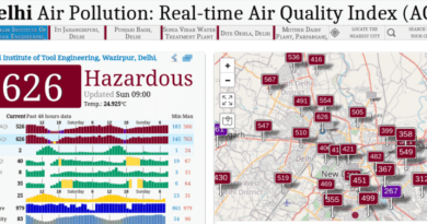 Delhi Air Pollution: The Real-time Air Quality Index (AQI) on November 5, 2023 shows hazardous air quality level in Delhi.