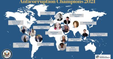 International Anticorruption Champions. Photo: U.S. Department of State