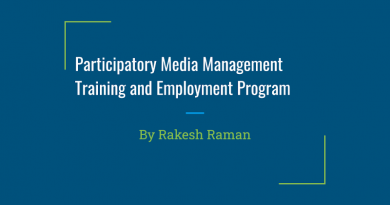 Participatory Media Management Training and Employment Program