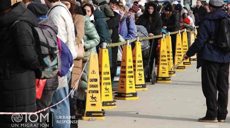 Millions are being forced to flee as Russian attacks intensify in Ukraine. Photo: IOM