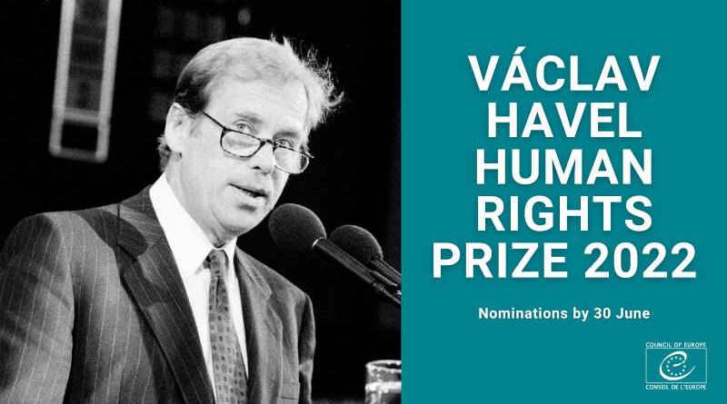 2022 Václav Havel Human Rights Prize. Photo: CoE