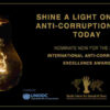 Nominations Open for the Anti-Corruption Excellence Award