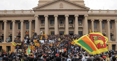 Protests in Sri Lanka. Photo: NDTV (file photo)