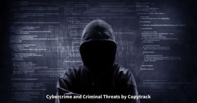 Cybercrime and Criminal Threats by Copytrack. Photo Created with Adobe Express