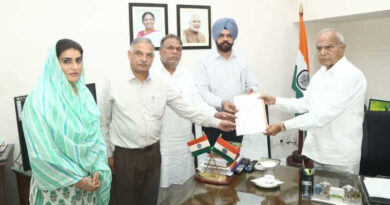 A delegation led by Shiromani Akali Dal (SAD) leader Manpreet Ayali urged Punjab Governor on September 30, 2022 to stop AAP from squandering public funds on a PR (public relations) exercise aimed at furthering its party agenda at the cost of Punjabis. Photo: SAD