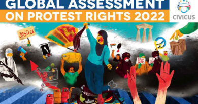 2022 Global Assessment on Protest Rights. Photo: CIVICUS