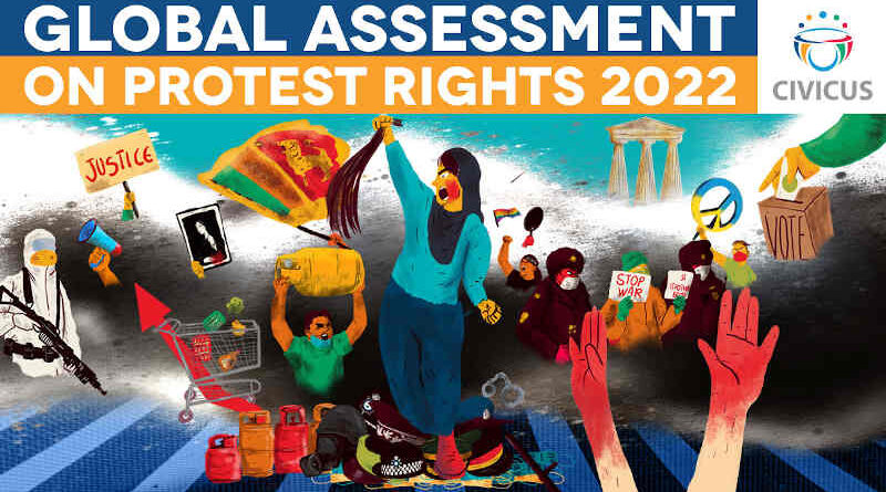 2022 Global Assessment on Protest Rights. Photo: CIVICUS