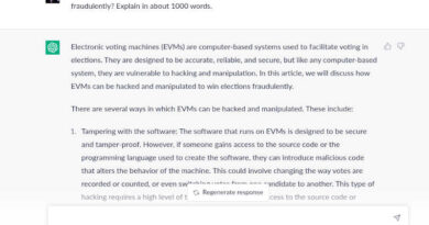 How are electronic voting machines or EVMs hacked and manipulated to win elections fraudulently? Photo: Screengrab of ChatGPT