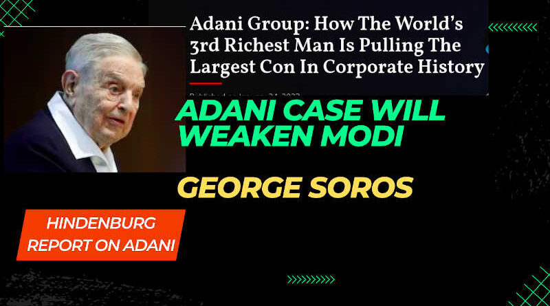 George Soros Says Adani Fraud Case Will Weaken Modi. Photo: RMN News Service