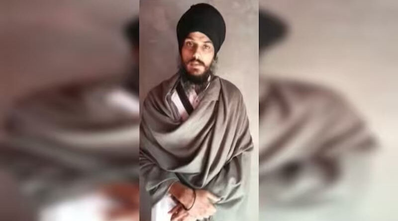 Edited Screengrab from Amritpal Singh Video (file photo)