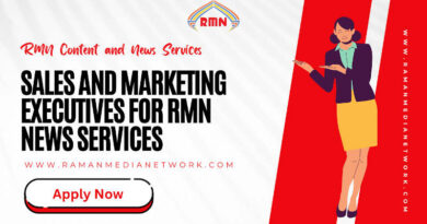 Sales and Marketing Executives for RMN News Services