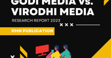 Godi Media vs. Virodhi Media 2023 Research Report by Rakesh Raman of RMN News Service, RMN Foundation