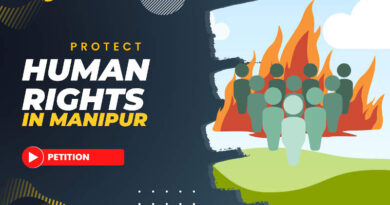 Protect Human Rights in Manipur. Photo: RMN News Service