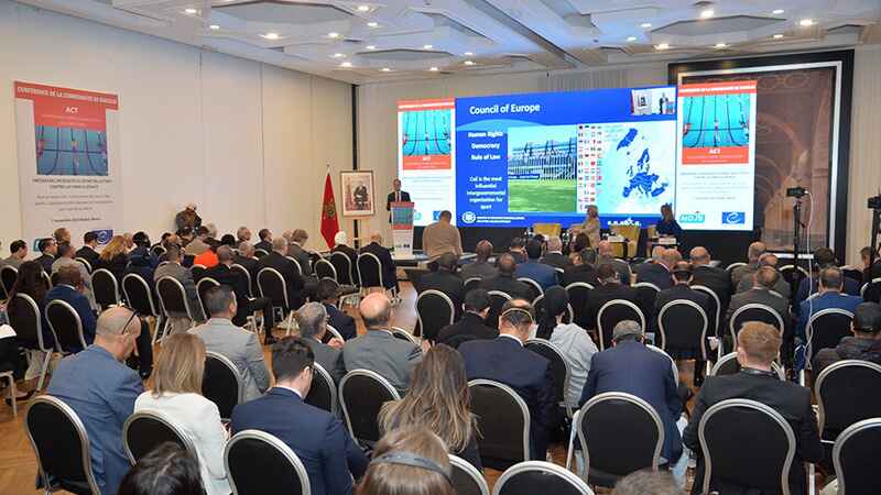 A Council of Europe (CoE) conference in Rabat (Morocco) on 8 and 9 November, 2023 aims to raise awareness of illegal betting. Photo: CoE