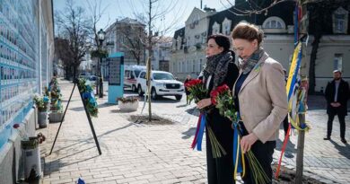 President of the Committee of Ministers Dominique Hasler and Secretary General Marija Pejčinović Burić inaugurated the Kyiv office of the Register of Damage Caused by the Aggression of the Russian Federation against Ukraine, during a working visit to the country. Photo: CoE