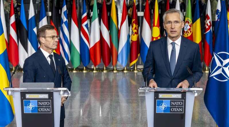 Ceremony to mark the accession of Sweden to NATO on March 11, 2024. Photo: NATO