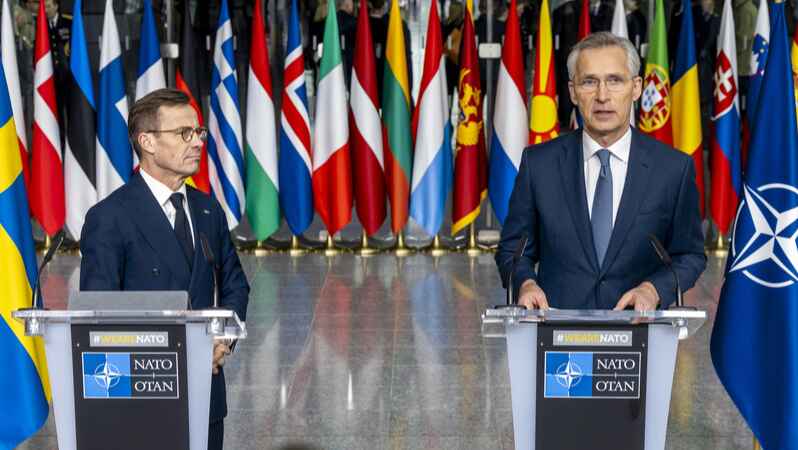 Ceremony to mark the accession of Sweden to NATO on March 11, 2024. Photo: NATO