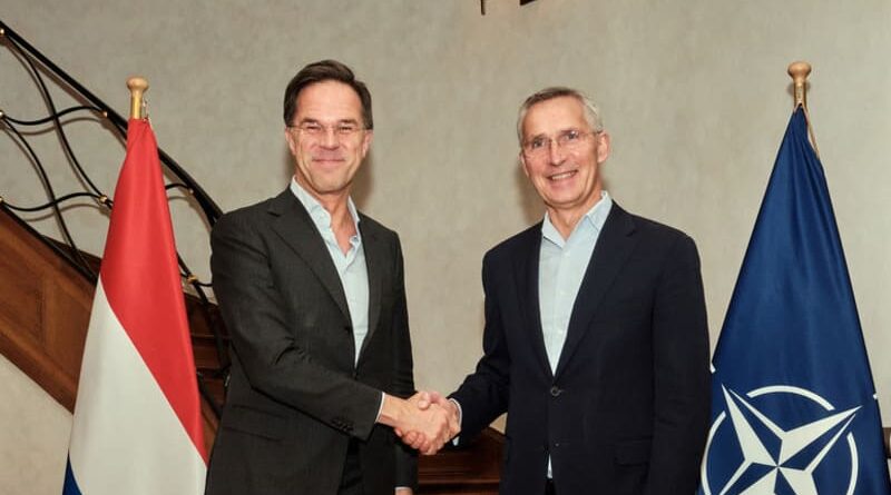Mark Rutte with NATO Secretary General Jens Stoltenberg. Photo: NATO (file photo)