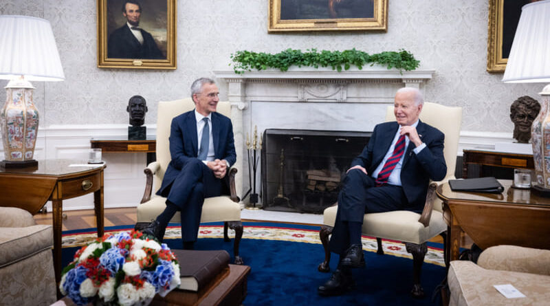 NATO Secretary General Jens Stoltenberg with U.S. President Joe Biden at the White House in Washington D.C. on June 17, 2024. Photo: NATO