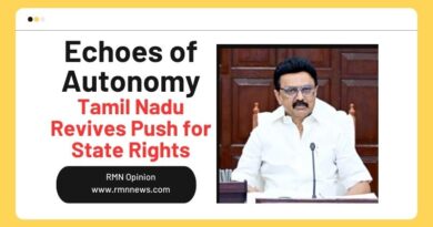 Study Guide: Tamil Nadu's Push for State Rights. Photo: RMN News Service