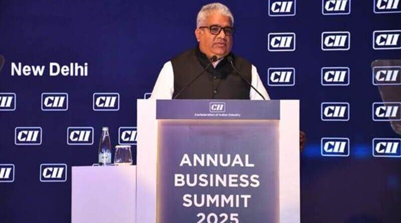 Union Minister Bhupender Yadav Outlines India’s Climate Policy Architecture at CII Summit 2025