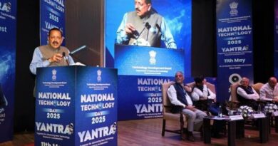 Union Minister Dr. Jitendra Singh addressed the "National Technology Day" celebration on May 11, 2025 at the Ambedkar International Centre. Photo: PIB