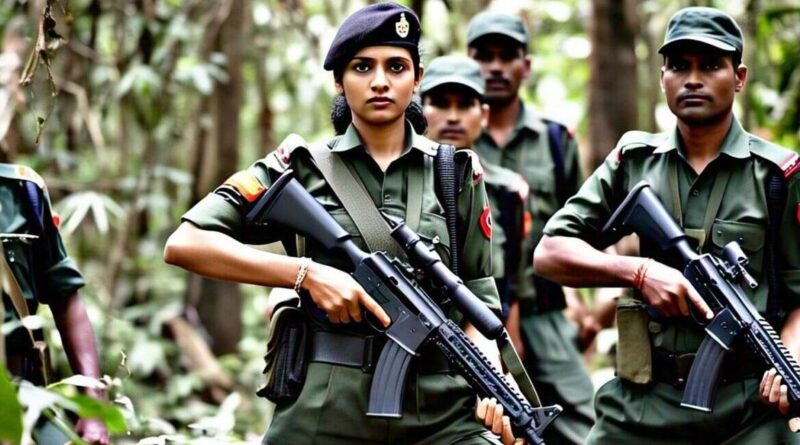 Operation Sindoor. Representational image of armed soldiers in uniform standing in a combat position. Image generated with Meta AI image generator by RMN News Service.