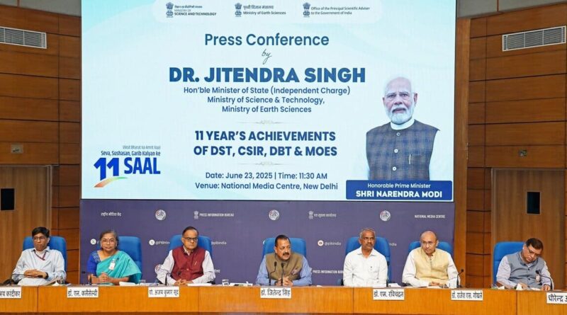 India's Scientific Renaissance: A Decade of Transformative Growth Propels Nation to Global Leadership. Photo: PIB