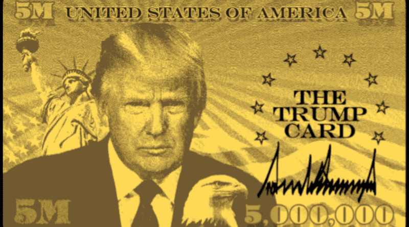 ‘Trump Card’ Officially Launched: $5 Million Gold Card Offers Premium Path to US Access for Wealthy Foreigners