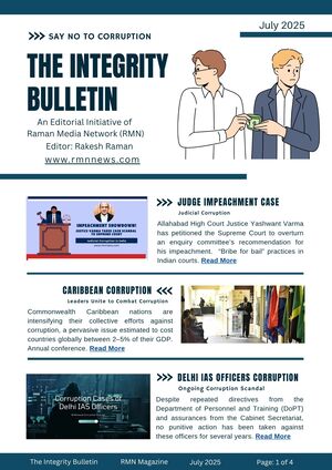 The Integrity Bulletin. July 2025
