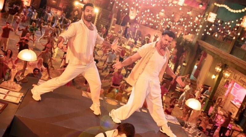 Yash Raj Films (YRF) releases the glimpse of Hrithik vs NTR dance off Janaabe Aali! in Bollywood film War 2. Photo: YRF
