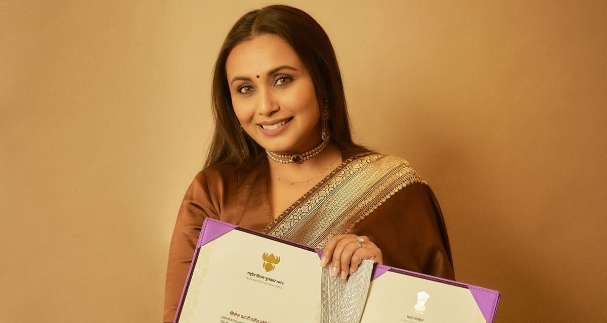 Rani Mukerji Triumphs with First National Award for ‘Mrs. Chatterjee vs Norway’. Photo: Yash Raj Films