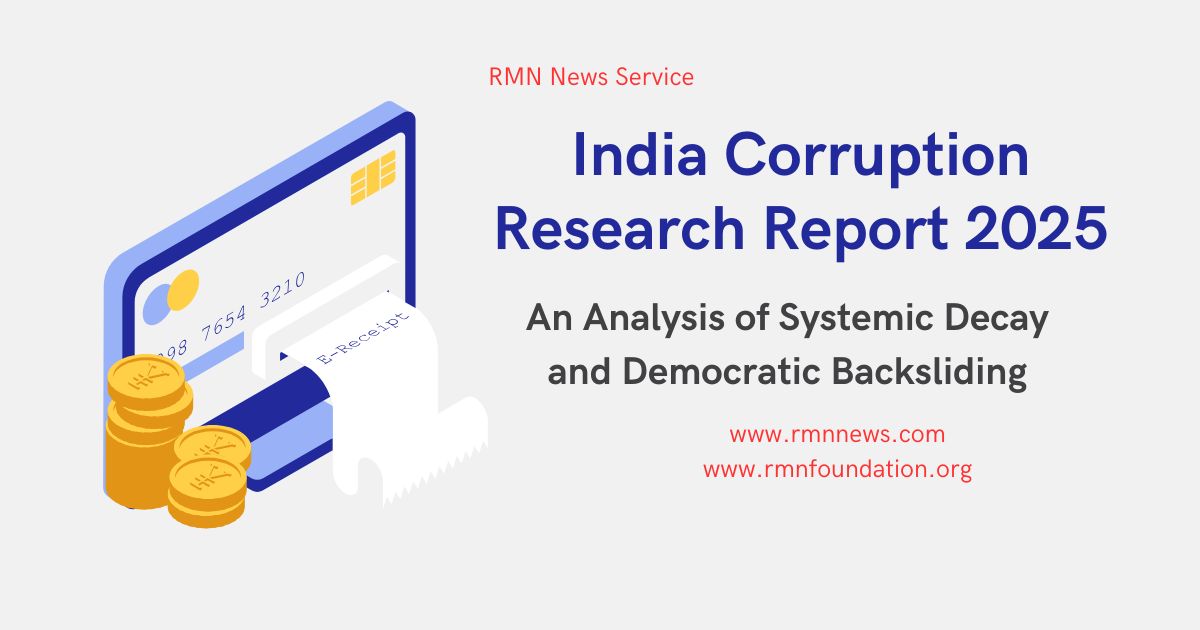 India Corruption Research Report 2025. An Analysis of Systemic Decay and Democratic Backsliding | By RMN News Service / RMN Foundation