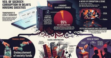 Crime and Corruption in Delhi’s Housing Societies. Clean House – Report Housing Corruption and Government Carelessness in Delhi. | By RMN News Service