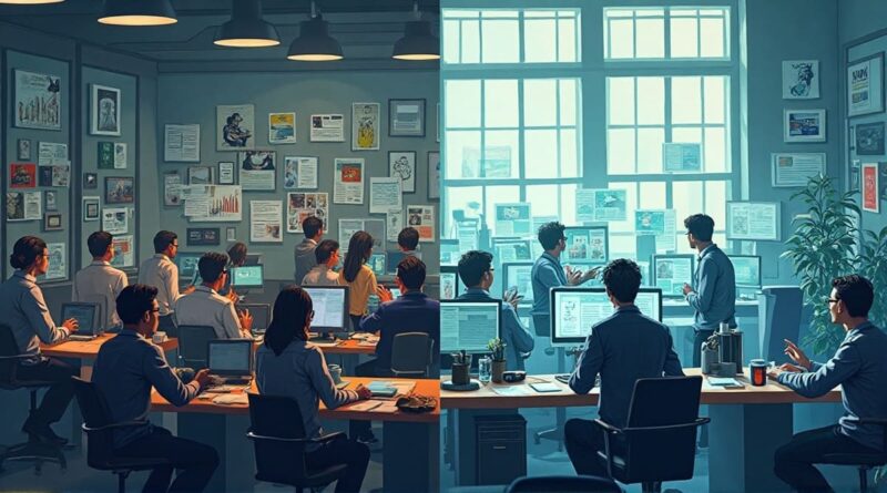 Representational AI-generated Image of a Newsroom | RMN News Service