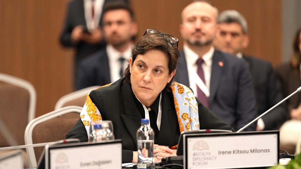 Irene Kitsou Milonas at the Antalya Diplomacy Forum in Türkiye | Photo: Council of Europe / MFA Türkiye