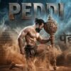 AI-edited movie poster of the film Peddi featuring the "Viksit Bharat" state slogan.