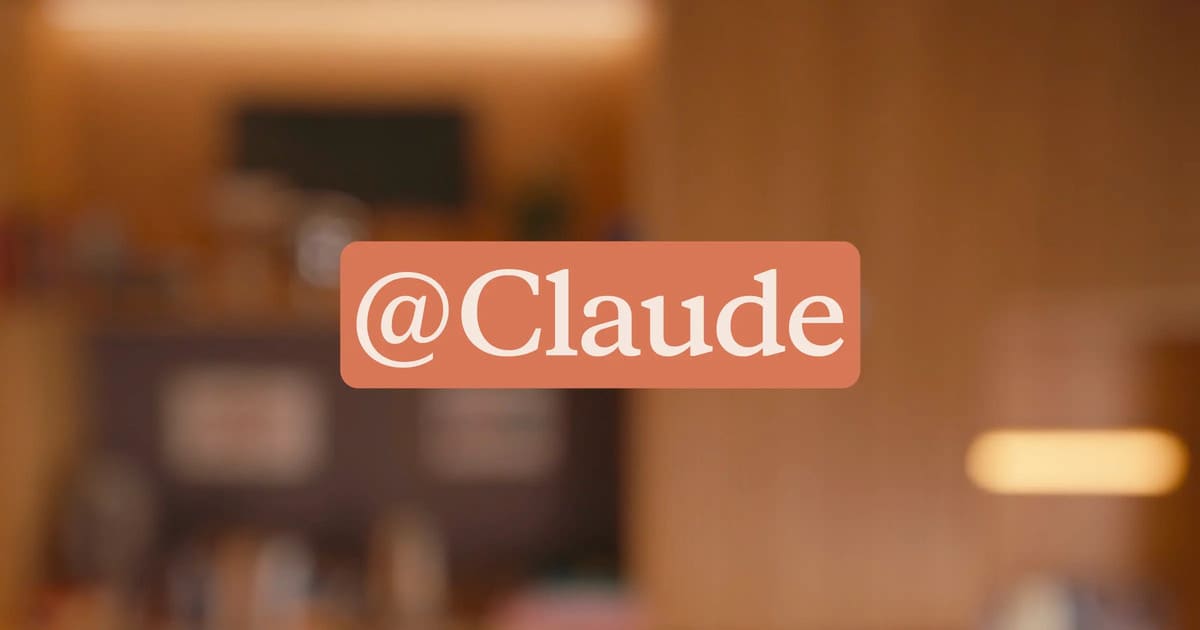 Claude Tag for Slack interface showing collaborative AI features for enterprise teams.