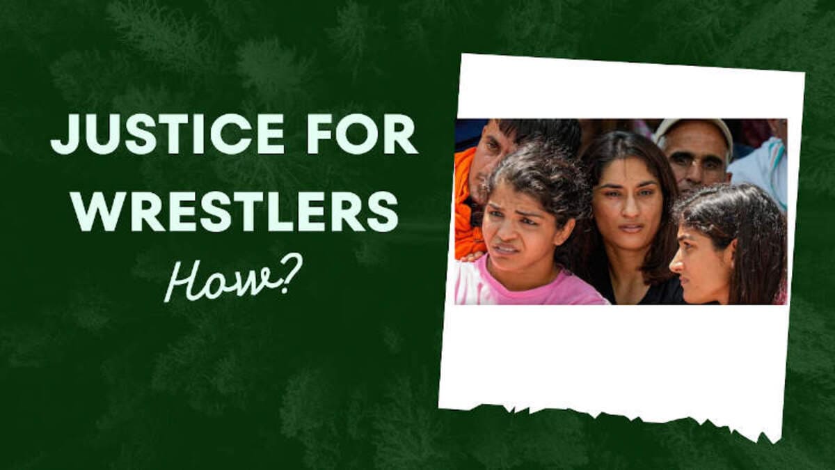 Women wrestlers demanding justice after Brij Bhushan Sharan Singh acquittal in sexual harassment case
